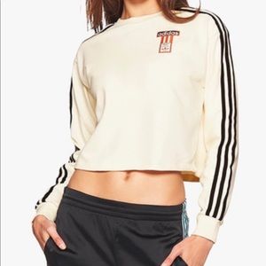 adidas adibreak cropped sweatshirt